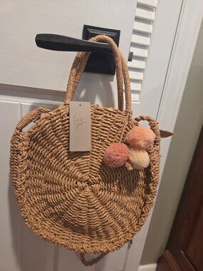 NWT- Rattan Purse (Crown Vintage)